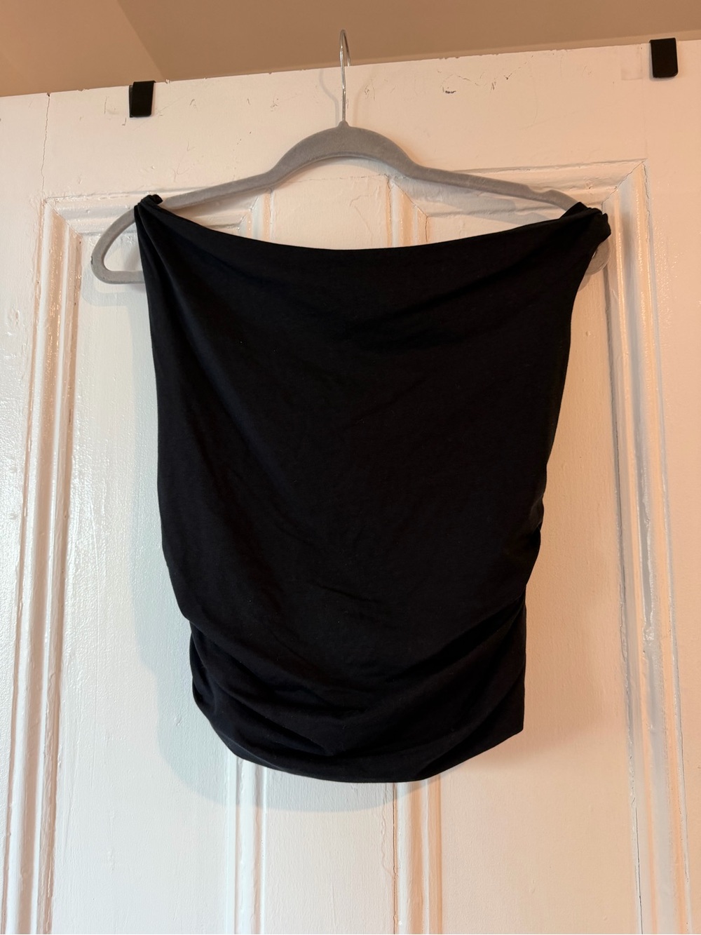 Abercrombie & Fitch Black Off Shoulder Top